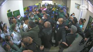 Se la tenían jurada: partido entre Defensa y Palmeiras terminó con bronca en los vestuarios [VIDEO]