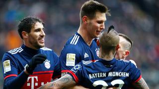 Con James Rodríguez, Bayern Munich venció 1-0 al Eintrach Frankfurt por la fecha 15 de la Bundesliga