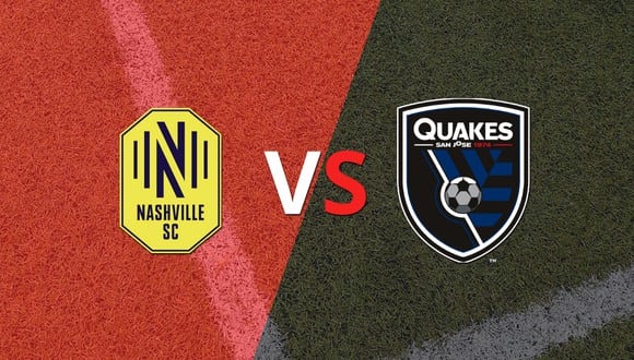 Comenzó el segundo tiempo y Nashville SC está empatando con San José Earthquakes en el estadio Geodis Park