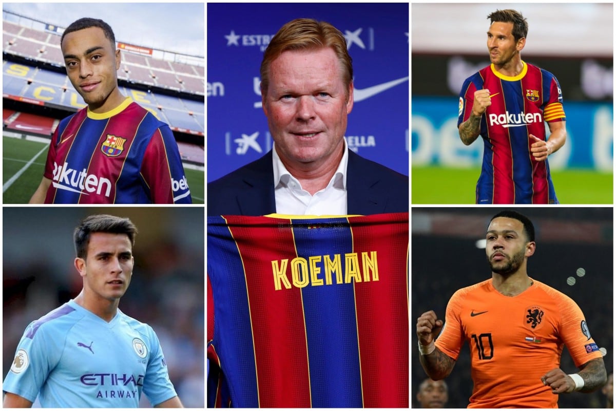 El XI del Barcelona con el que sueña Ronald Koeman para 2020-21.