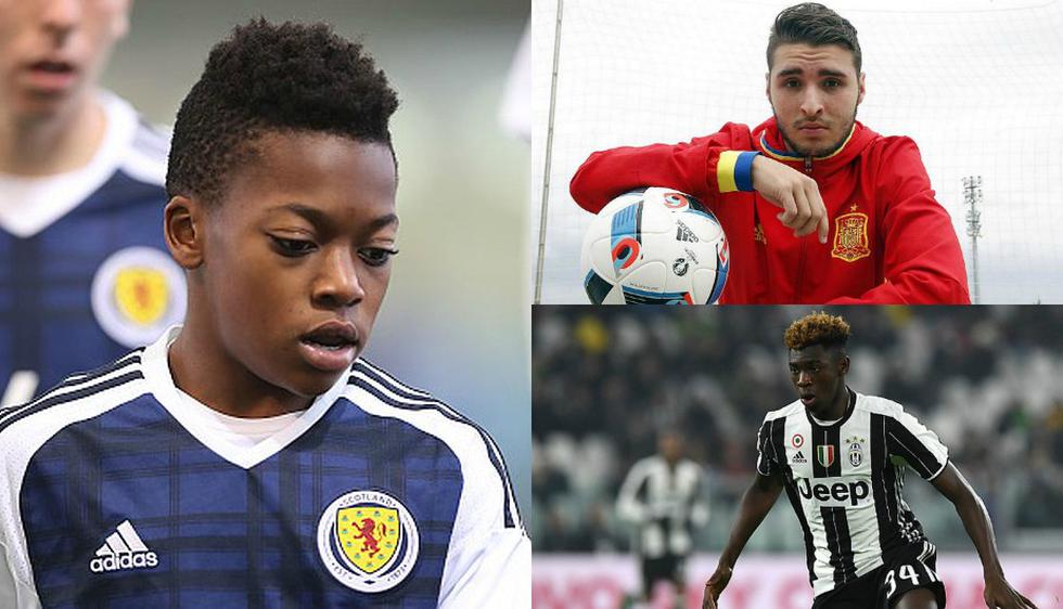 Estos jóvenes serían las grandes estrellas del fútbol en los próximos años. (Getty Images y Difusión)