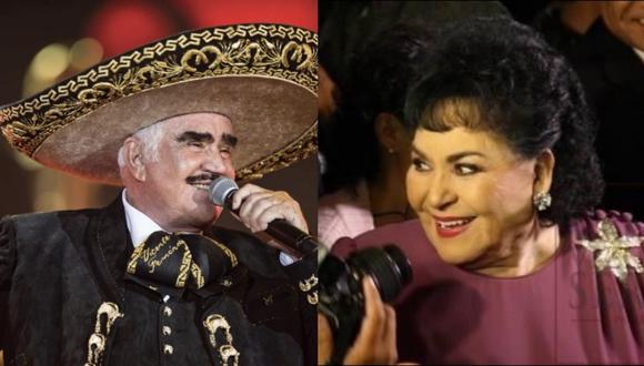 Carmen Salinas, Octavio Ocaña, Vicente Fernández son algunos de los famosos latinos que murieron en 2021 (Foto: Instagram/ Composición)