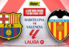 ¿A qué hora juegan Barcelona vs Valencia y en qué canales ver?