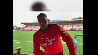 La reacción de Miguel Araujo tras fichar por el FC Emmen de Holanda [VIDEO]