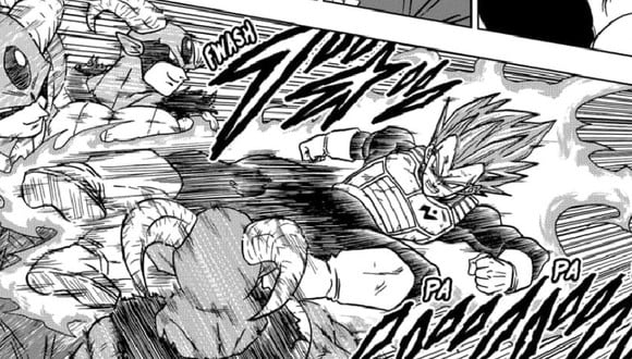 La pelea entre Moro y Vegeta (Dragon Ball Super)