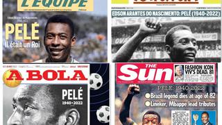 De Francia a Argentina: las portadas del mundo que lloran la muerte de Pelé