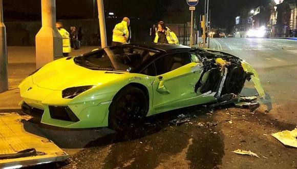 El conductor del Lamborghini Aventador LP700-4 tuvo que responder frente a las autoridades por su imprudencia al volante. (Fotos: Difusión).