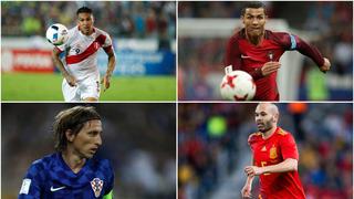 ¡Disfruten, cracks! Cristiano, Guerrero, Iniesta y 20 más que jugarían en Rusia su último Mundial [FOTOS]