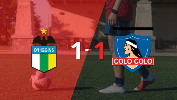 O'Higgins y Colo Colo se reparten los puntos y empatan 1-1