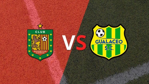 Al comienzo del segundo tiempo Deportivo Cuenca y Gualaceo empatan 1-1