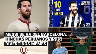 Messi se va del Barcelona: hinchas peruanos y sus divertidos memes