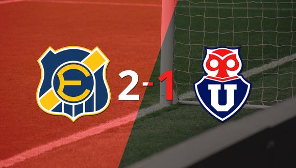 Everton logró una victoria de local por 2 a 1 frente a Universidad de Chile