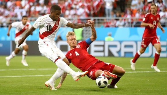 Perú debutó con Dinamarca en Rusia 2018 (Getty Images)