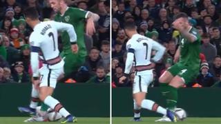 Le ‘rompió la cintura’: Duffy se lució cuando Cristiano Ronaldo lo marcó [VIDEO]