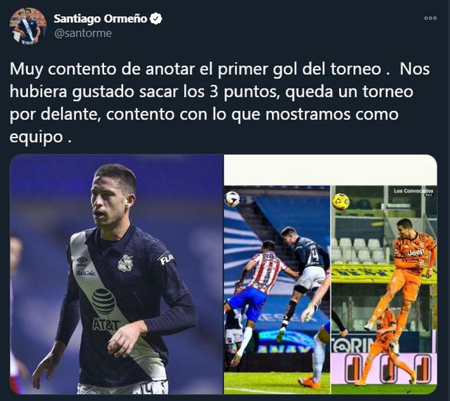 La publicación de Santiago Ormeño con Cristiano Ronaldo. (Foto: Twitter)
