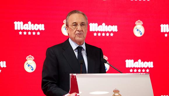 Florentino Pérez fue reelegido hasta el 2025 como presidente del Real Madrid. (Getty)