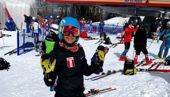 Esquiadora Ornella Oettl clasificó a los Juegos Olímpicos de Invierno Beijing 2022. (Difusión)