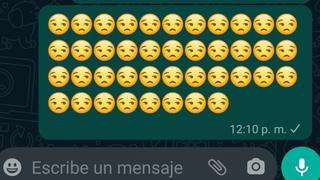 Conoce el verdadero significado del emoji ‘Cara sin gracia’ en WhatsApp 