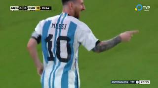 ¡El número 100 con la ‘Albiceleste’! Gol de Messi para el 1-0 de Argentina vs. Curazao [VIDEO]