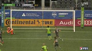 Raúl Ruidíaz falló penal en el Seattle Sounders vs. Minnesota por la MLS [VIDEO]