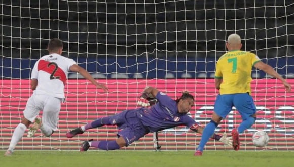 Gallese habló tras derrota de Perú ante Brasil (Foto: Agencias)
