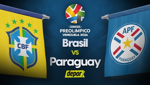 Brasil vs Paraguay por el cuadrangular final del Preolímpico de la Sub 23. (Diseño: Depor).
