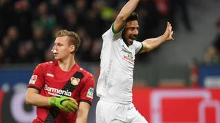 Con gol de Pizarro: Leverkusen, con Chichairto Hernández, empató 1-1 con el Werder Bremen