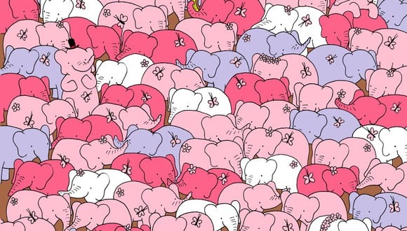 Entre un cúmulo de elefantes, deberás hallar un corazón. El ambiente se muestra colorido y el reto toma fuerza cuando debes realizarlo en solo 15 segundos.