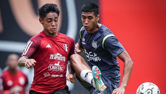 Selección Peruana Sub-23 se enfrentó ante Atlético Grau en partido amistoso. (Foto: Selección Peruana)