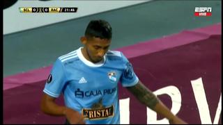 Pero qué ven mis ojos: Gonzáles se perdió el primer gol celeste en el Cristal vs. Racing [VIDEO]