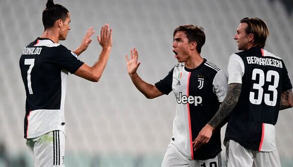 Juventus se hizo fuerte de local y venció 4-0 a Lecce por la fecha 28 de la Serie A de Italia. (AFP)