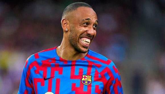 Pierre-Emerick Aubameyang jugó en el Barcelona en la temporada 2021-22. (Foto: Getty Images)