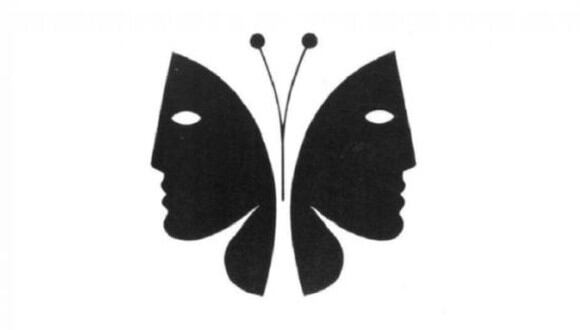 ¿Dos rostros o una mariposa? El test de personalidad que revela aspectos de tu forma de ser. (Foto: Pinterest)
