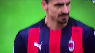 Lo que vinimos a ver: la reacción de Zlatan tras el golazo de Lukaku en el Milan vs. Inter [VIDEO]
