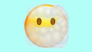 WhatsApp y el verdadero significado del emoji de la cara cubierta de nubes