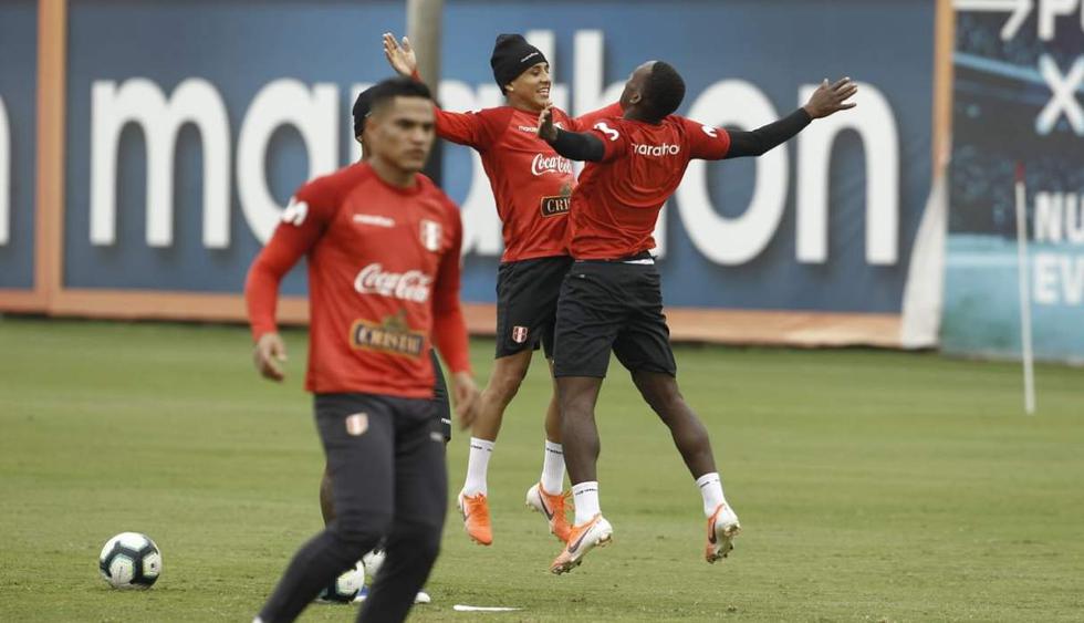 La selección peruana continúa con los entrenamientos en la Videna, pensando en la Copa América 2019. (Foto: Violeta Ayasta - GEC)