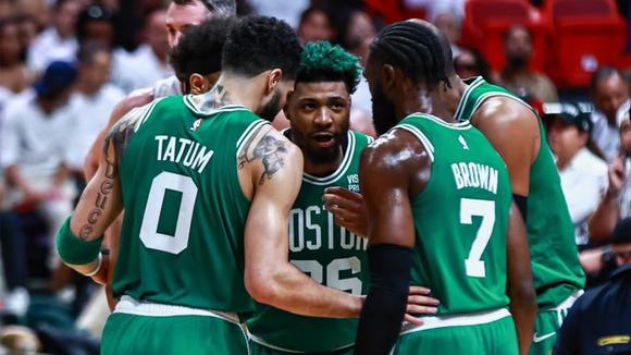 Boston Celtics vs. Miami Heat por el Juego 5 de la NBA (Video: @celtics).