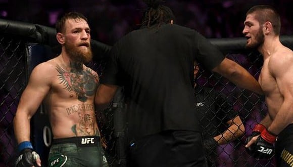 Conor McGregor acusó a Khabib de usar el coronavirus de su padre para no pelear en UFC. (Getty Images)