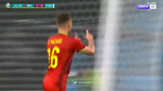 Se ‘disfrazó' del hermano: Thorgan Hazard anota el 1-0 de los ‘Diablos Rojos’ en Portugal vs. Bélgica [VIDEO]