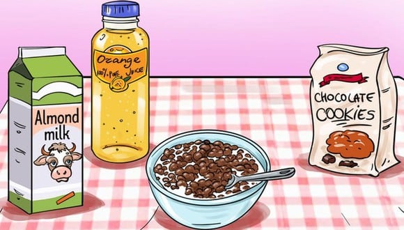 Reto visual: ¿identificas el error en la imagen del desayuno? Tienes 7 segundos para encontrarlo (Foto: Genial.Guru).
