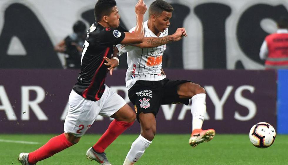 Corinthians derrotó a Deportivo Lara en Sao Paulo por los 16avos de la Copa Sudamericana 2019.