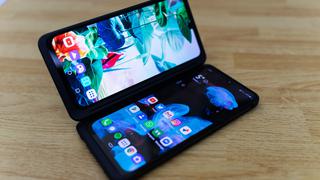 LG G8x ThinQ tiene un truco para colocar un fondo de pantalla en sus dos paneles 