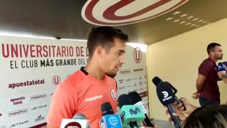 La reacción de Martín Pérez Guedes ante la posibilidad de jugar su primer Universitario vs. Alianza Lima