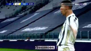 ¡El ‘Bicho’ del gol! Doblete de Cristiano Ronaldo para el 2-0 de Juventus vs. Cagliari [VIDEO]