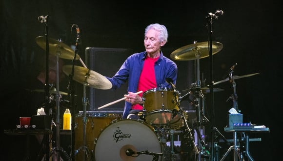 Charlie Watts, batería de los Rolling Stones, murió a los 80 años. (Photo by SUZANNE CORDEIRO / AFP).