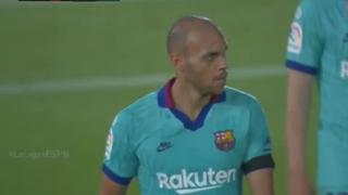 Sutil asistencia de Messi para Braithwaite y el 2-0 del Barcelona ante Mallorca