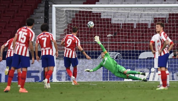 Alvaro Morata abrió el marcador desde los doce pasos  (Photo by Denis Doyle/Getty Images)