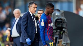 ''Es un contratiempo importante'': la advertencia del DT del Barcelona sobre la nueva lesión de Dembélé