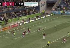 ¡No se cansa de anotar! Golazo de Raúl Ruidíaz para el 2-0 de Seattle Sounders sobre Colorado [VIDEO]