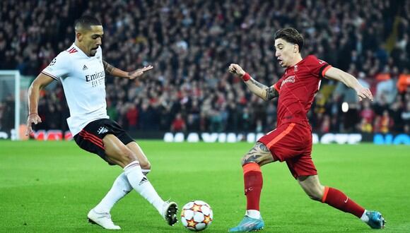 Otra vez en ‘semis’: Liverpool empató 3-3 con el Benfica y sigue su camino en la Champions League. (Foto: EFE)